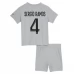 Maillot de Foot Paris Saint-Germain Sergio Ramos 4 Enfant Tenue Extérieur 2022/23