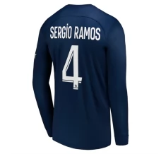 Maillot de Foot Paris Saint-Germain Sergio Ramos 4 Tenue Domicile 2022/23 Manche Longue
