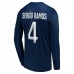 Maillot de Foot Paris Saint-Germain Sergio Ramos 4 Tenue Domicile 2022/23 Manche Longue