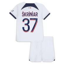 Maillot de Foot Paris Saint-Germain Skriniar 37 Enfant Tenue Extérieur 2023/24