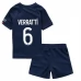 Maillot de Foot Paris Saint-Germain Verratti 6 Enfant Tenue Domicile 2022/23 Maillot de Foot Paris Saint-Germain Verratti 6 Enfant Tenue Domicile 2022/23