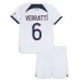 Maillot de Foot Paris Saint-Germain Verratti 6 Enfant Tenue Extérieur 2023/24