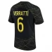 Maillot de Foot Paris Saint-Germain Verratti 6 Tenue Domicile 2022/23 Fourth