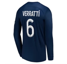 Maillot de Foot Paris Saint-Germain Verratti 6 Tenue Domicile 2022/23 Manche Longue