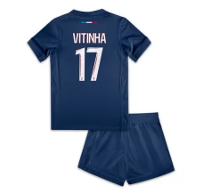 Maillot de Foot Paris Saint Germain Vitinha 17 Enfant Tenue Domicile 2024/25