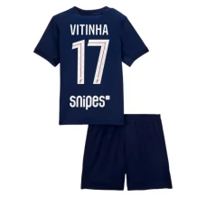 Maillot de Foot Paris Saint Germain Vitinha 17 Enfant Tenue Domicile 2025/26