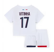Maillot de Foot Paris Saint Germain Vitinha 17 Enfant Tenue Extérieur 2024/25