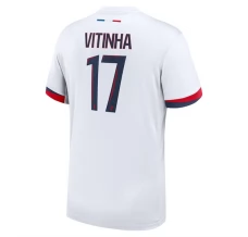 Maillot de Foot Paris Saint Germain Vitinha 17 Tenue Extérieur 2024/25