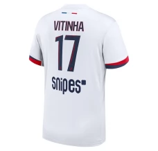 Maillot de Foot Paris Saint Germain Vitinha 17 Tenue Extérieur 2025/26