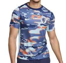 Maillot de Foot Pays-Bas Tenue Domicile Pre-Match 2024