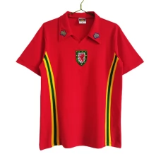 Maillot de Foot Pays de Galles Tenue Domicile Retro 1976-79