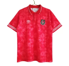 Maillot de Foot Pays de Galles Tenue Domicile Retro 1990-92