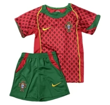Maillot de Foot Portugal Enfant Tenue Domicile Retro 2004