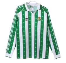 Maillot de Foot Real Betis Balompié Tenue Domicile Retro 1995-97 Manche Longue