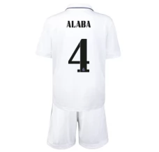 Maillot de Foot Real Madrid Alaba 4 Enfant Tenue Domicile 2022/23