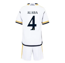 Maillot de Foot Real Madrid Alaba 4 Enfant Tenue Domicile 2023/24