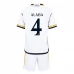 Maillot de Foot Real Madrid Alaba 4 Enfant Tenue Domicile 2023/24
