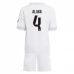 Maillot de Foot Real Madrid Alaba 4 Enfant Tenue Domicile 2025/26