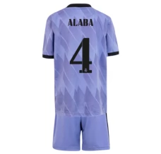 Maillot de Foot Real Madrid Alaba 4 Enfant Tenue Extérieur 2022/23 Maillot de Foot Real Madrid Alaba 4 Enfant Tenue Extérieur 2022/23