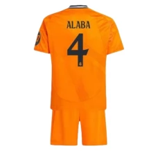 Maillot de Foot Real Madrid Alaba 4 Enfant Tenue Extérieur 2024/25