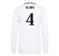 Maillot de Foot Real Madrid Alaba 4 Tenue Domicile 2022/23 Manche Longue