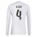 Maillot de Foot Real Madrid Alaba 4 Tenue Domicile 2025/26 Manche Longue