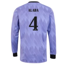 Maillot de Foot Real Madrid Alaba 4 Tenue Extérieur 2022/23 Manche Longue