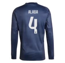 Maillot de Foot Real Madrid Alaba 4 Tenue Extérieur 2025/26 Manche Longue