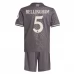 Maillot de Foot Real Madrid Bellingham 5 Enfant Tenue Third 2024/25