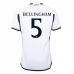 Maillot de Foot Real Madrid Bellingham 5 Tenue Domicile 2023/24