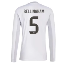 Maillot de Foot Real Madrid Bellingham 5 Tenue Domicile 2025/26 Manche Longue