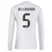 Maillot de Foot Real Madrid Bellingham 5 Tenue Domicile 2025/26 Manche Longue