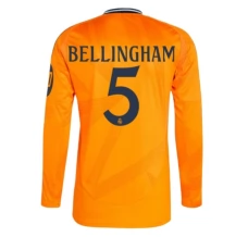 Maillot de Foot Real Madrid Bellingham 5 Tenue Extérieur 2024/25 Manche Longue