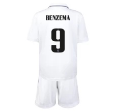 Maillot de Foot Real Madrid Benzema 9 Enfant Tenue Domicile 2022/23