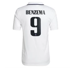 Maillot de Foot Real Madrid Benzema 9 Tenue Domicile 2022/23