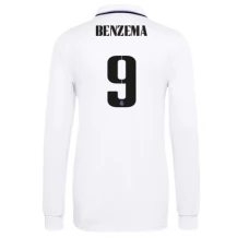 Maillot de Foot Real Madrid Benzema 9 Tenue Domicile 2022/23 Manche Longue