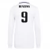 Maillot de Foot Real Madrid Benzema 9 Tenue Domicile 2022/23 Manche Longue
