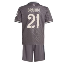 Maillot de Foot Real Madrid Brahim 21 Enfant Tenue Third 2024/25