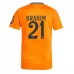 Maillot de Foot Real Madrid Brahim 21 Tenue Extérieur 2024/25