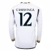 Maillot de Foot Real Madrid Camavinga 12 Tenue Domicile 2023/24 Manche Longue