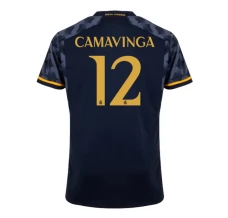 Maillot de Foot Real Madrid Camavinga 12 Tenue Extérieur 2023/24