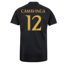 Maillot de Foot Real Madrid Camavinga 12 Tenue Third 2023/24