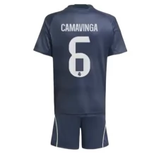 Maillot de Foot Real Madrid Camavinga 6 Enfant Tenue Extérieur 2025/26 Maillot de Foot Real Madrid Camavinga 6 Enfant Tenue Extérieur 2025/26