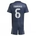Maillot de Foot Real Madrid Camavinga 6 Enfant Tenue Extérieur 2025/26