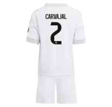 Maillot de Foot Real Madrid Carvajal 2 Enfant Tenue Domicile 2025/26