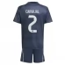 Maillot de Foot Real Madrid Carvajal 2 Enfant Tenue Extérieur 2025/26