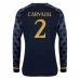 Maillot de Foot Real Madrid Carvajal 2 Tenue Extérieur 2023/24 Manche Longue