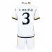 Maillot de Foot Real Madrid E. Militao 3 Enfant Tenue Domicile 2023/24