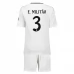 Maillot de Foot Real Madrid E.Militao 3 Enfant Tenue Domicile 2024/25