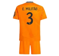 Maillot de Foot Real Madrid E.Militao 3 Enfant Tenue Extérieur 2024/25